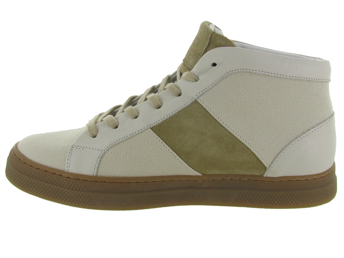 Schmoove baskets et sneakers spark low canvas beige4835801_4