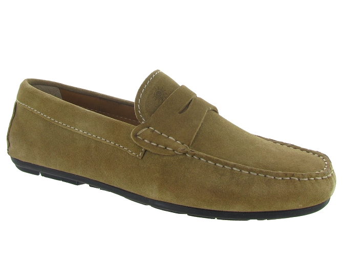 mocassins - Elégant - homme - Nubuck - Gris - Atelier tropezien