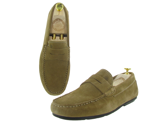 mocassins - Elégant - homme - Nubuck - Gris - Atelier tropezien4837903_3