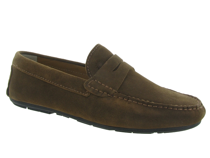 mocassins - Elégant - homme - Nubuck - Marron - Atelier tropezien