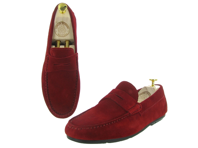 Atelier tropezien mocassins martin rouge4837906_3