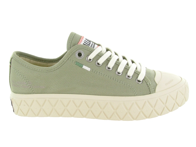 baskets et sneakers - Confort - femme - Toile  - Vert amande - Palladium4838004_3