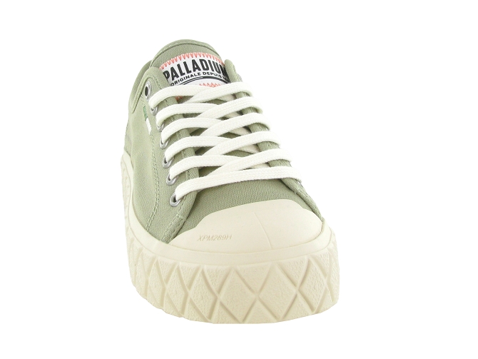 baskets et sneakers - Confort - femme - Toile  - Vert amande - Palladium4838004_4