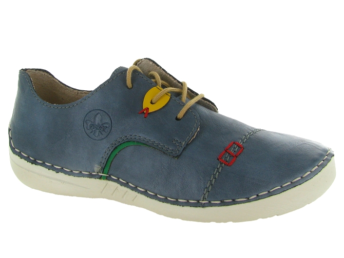 baskets et sneakers - Confort - femme - Synthétique - Bleu - Rieker