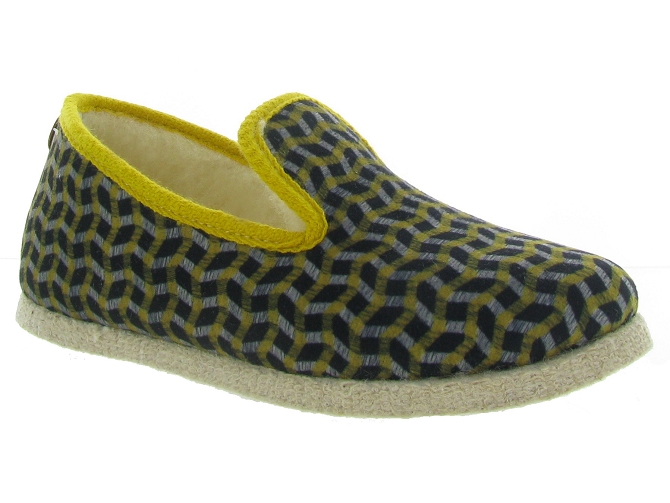 Chausse mouton chaussons et pantoufles kyoto jaune