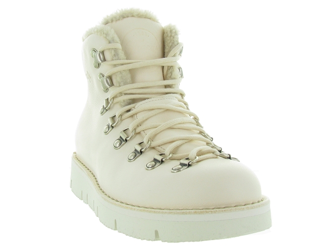 apres ski bottes fourrees - Botte de neige - femme - Cuir - Blanc - Fracap4847602_3
