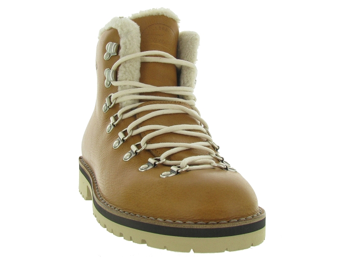 apres ski bottes fourrees - Bottes de neige - homme - Cuir - Camel - Fracap4847701_3