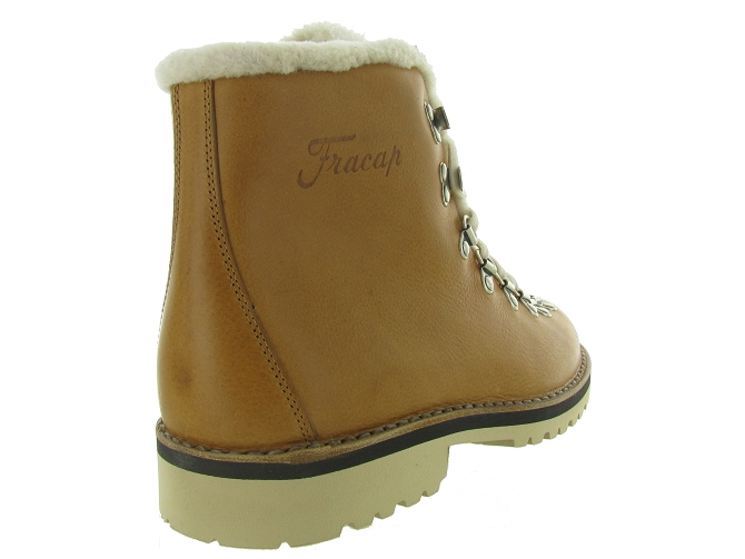 apres ski bottes fourrees - Bottes de neige - homme - Cuir - Camel - Fracap4847701_5