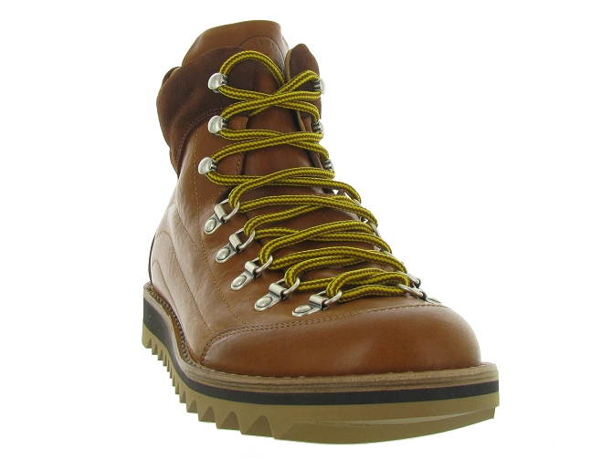 apres ski bottes fourrees - Bottes de neige - homme - Cuir - Marron - Fracap4847801_3