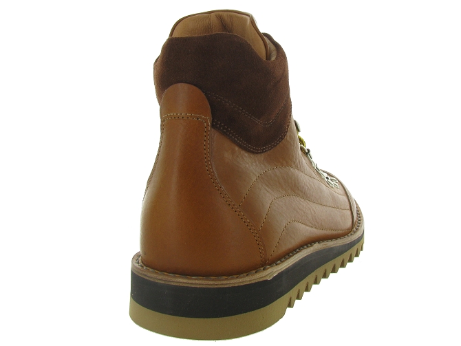 apres ski bottes fourrees - Bottes de neige - homme - Cuir - Marron - Fracap4847801_5