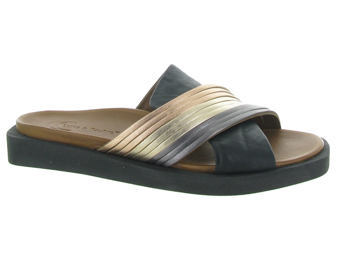 nu pieds - Mule Sabot - femme - Cuir - Noir - Lune et lautre4848001_2