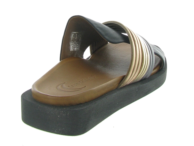 nu pieds - Mule Sabot - femme - Cuir - Noir - Lune et lautre4848001_5