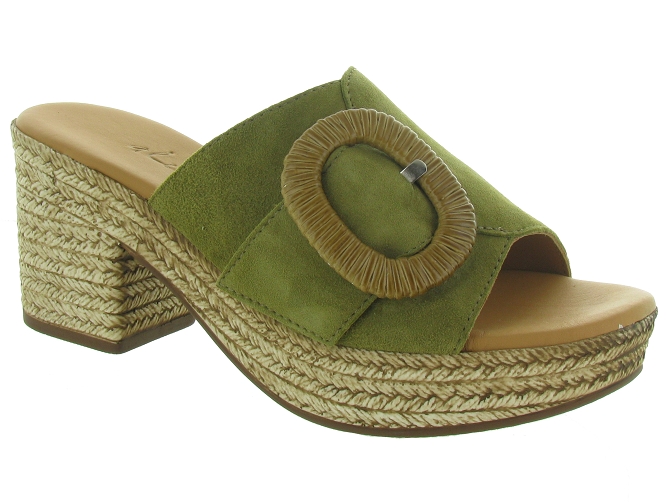 Aliwell nu pieds noemie vert