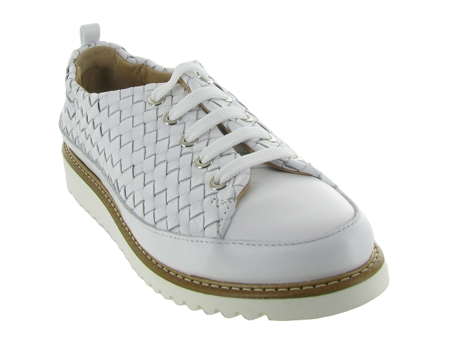 Xsa chaussures a lacets 8010 tresse blanc4851602_3