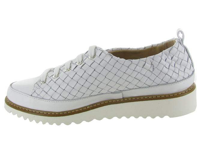 Xsa chaussures a lacets 8010 tresse blanc4851602_4