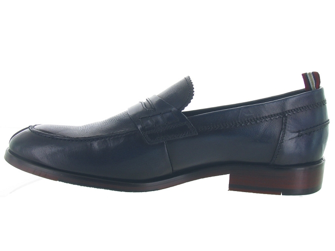 mocassins - Elégant - homme - Cuir - Bleu Marine - Azzaro4852802_4