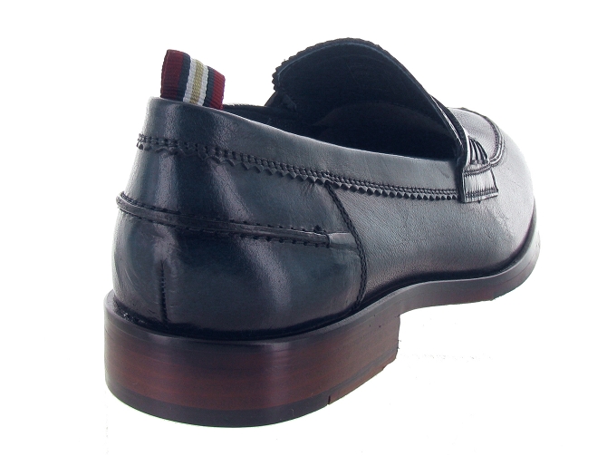 mocassins - Elégant - homme - Cuir - Bleu Marine - Azzaro4852802_5