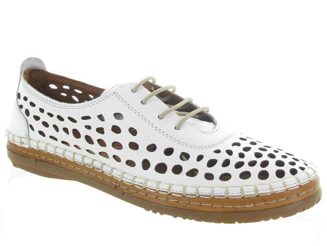 Madory chaussures a lacets pals blanc