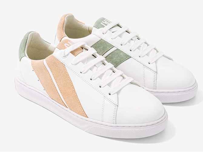 Caval baskets et sneakers pastel mint 