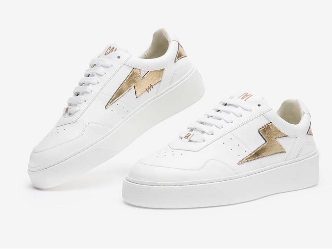 Caval baskets et sneakers thunder  gold shot 