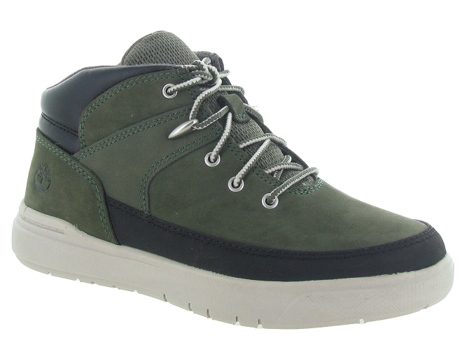 chaussures a lacets -  - junior garcon - Cuir - Vert - Timberland
