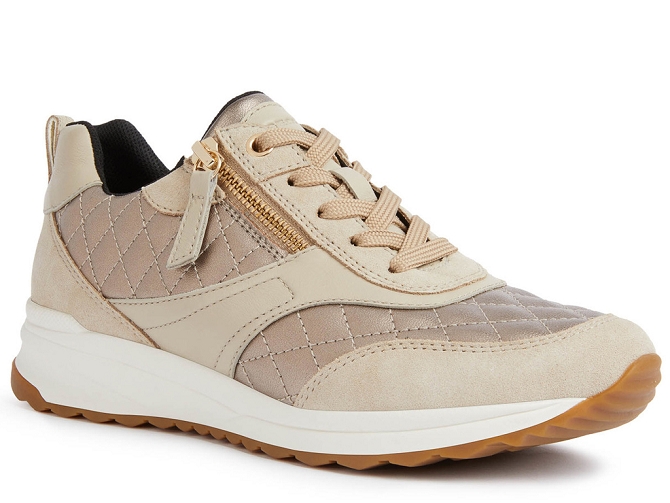 baskets et sneakers - Confort - femme - Synthétique - Beige - Geox