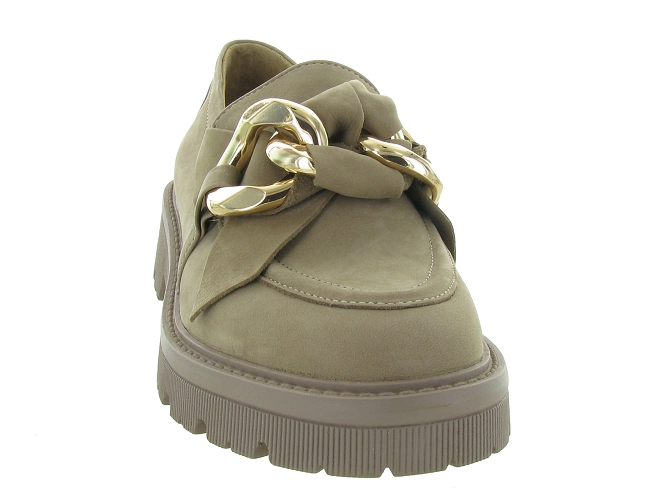 mocassins - Elégant - femme - Cuir - Taupe - Regarde le ciel...4865002_3