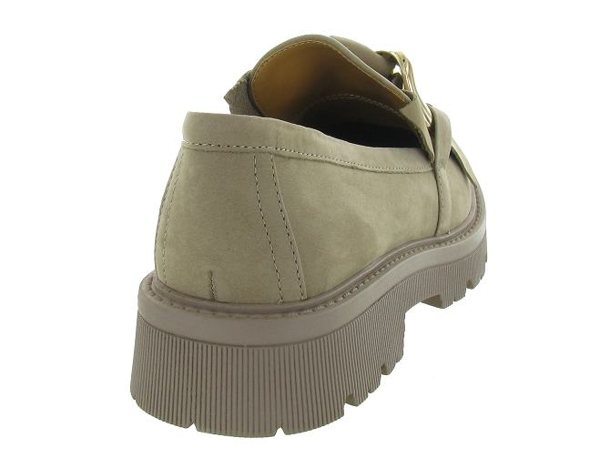 mocassins - Elégant - femme - Cuir - Taupe - Regarde le ciel...4865002_5