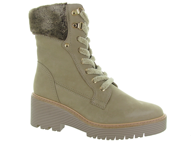 bottines et boots - Classique & Chic - femme - Cuir - Taupe - Regarde le ciel...