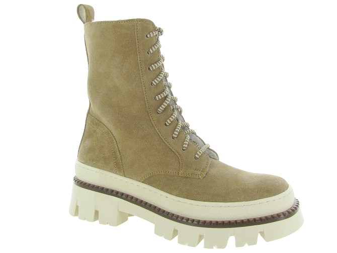 apres ski bottes fourrees - Botte de neige - femme - Cuir - Beige - Armando