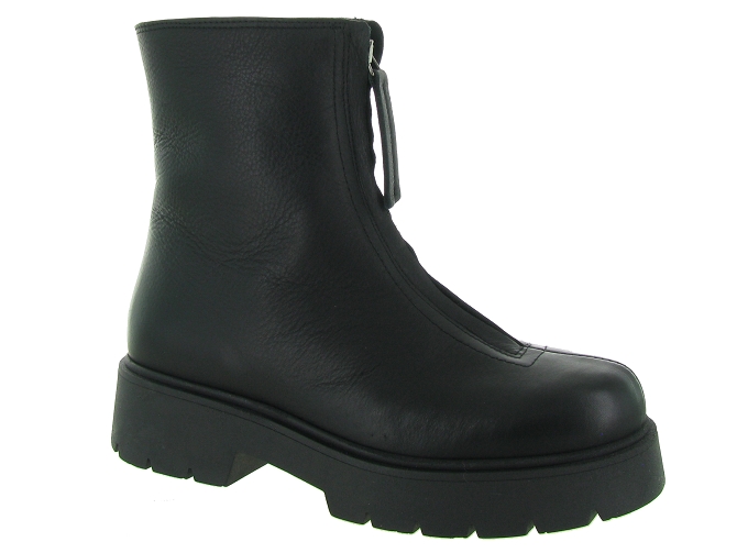 apres ski bottes fourrees - Botte de neige - femme - Cuir - Noir - Armando