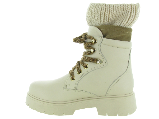 apres ski bottes fourrees - Botte de neige - femme - Cuir - Beige - Armando4866601_4