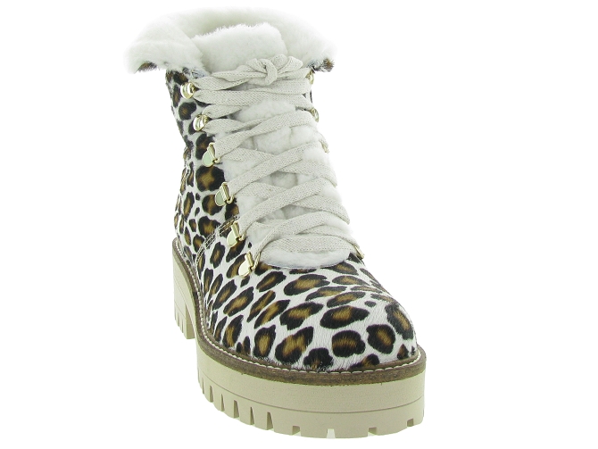 apres ski bottes fourrees - Chaussure neige - femme - Cuir - Léopard - Armando4867301_3