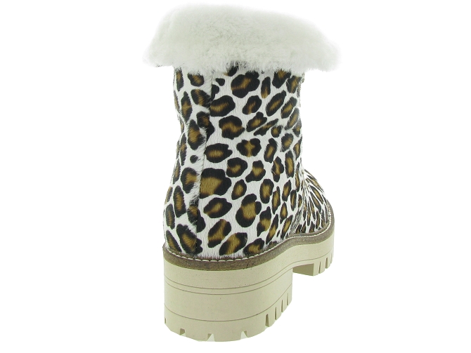 apres ski bottes fourrees - Chaussure neige - femme - Cuir - Léopard - Armando4867301_5