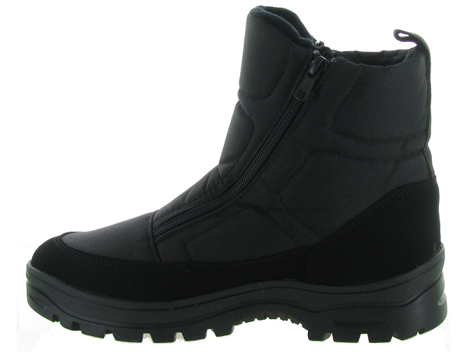 apres ski bottes fourrees - Chaussures neige - homme - Nylon - Noir - Antartica4869401_4