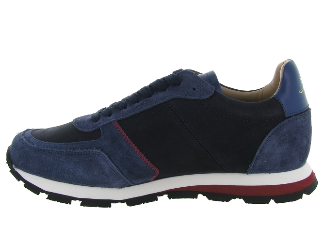 baskets et sneakers - Tendance - homme - Cuir - Bleu - Zespa4871801_4