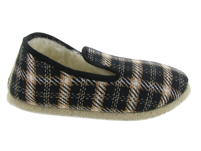 chaussons et pantoufles - Charentaise - femme - Textile - Beige - Rondinaud4873101_2