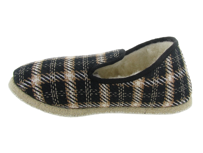 chaussons et pantoufles - Charentaise - femme - Textile - Beige - Rondinaud4873101_3