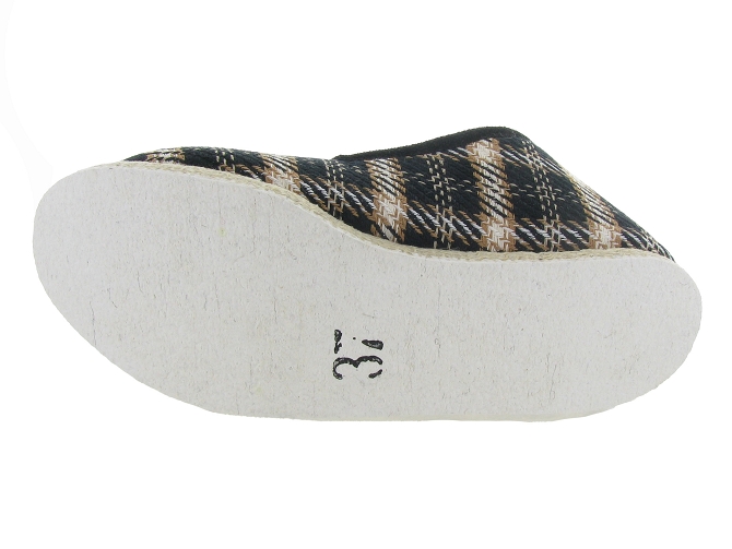 chaussons et pantoufles - Charentaise - femme - Textile - Beige - Rondinaud4873101_4