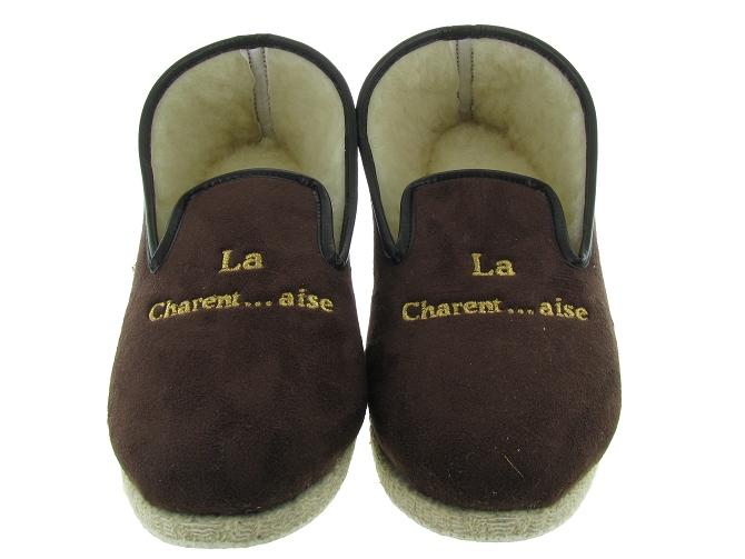 Rondinaud chaussons et pantoufles cambrai homme exterieur marron fonce