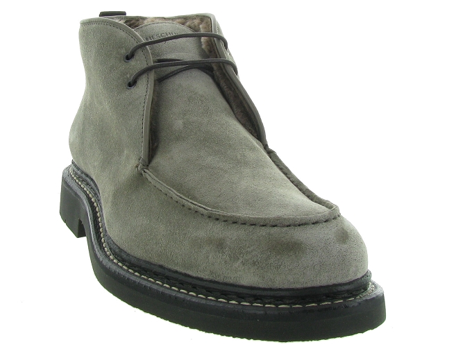 chaussures a lacets - Cérémonie - homme - Nubuck - Gris - Heschung4875601_3