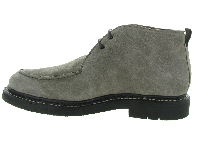 chaussures a lacets - Cérémonie - homme - Nubuck - Gris - Heschung4875601_4