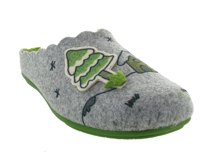 La maison de l espadrille chaussons et pantoufles 9064 gris4879701_3