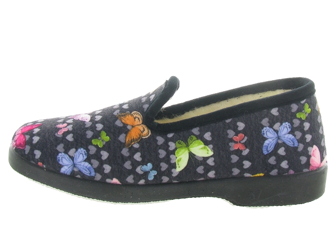 La maison de l espadrille chaussons et pantoufles 7632 noir4879901_4