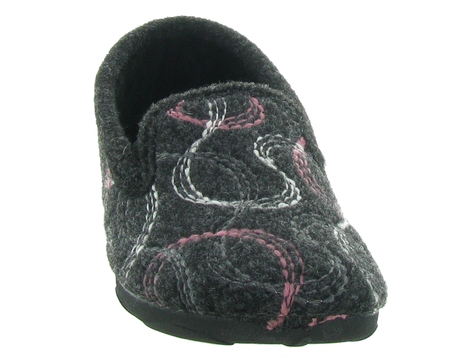 La maison de l espadrille chaussons et pantoufles 6946 noir4880301_3