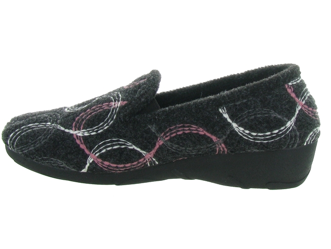 La maison de l espadrille chaussons et pantoufles 6946 noir4880301_4