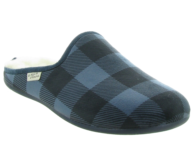 chaussons et pantoufles - Mules Sabots - homme - Synthétique - Bleu Marine - La maison de l espadrille