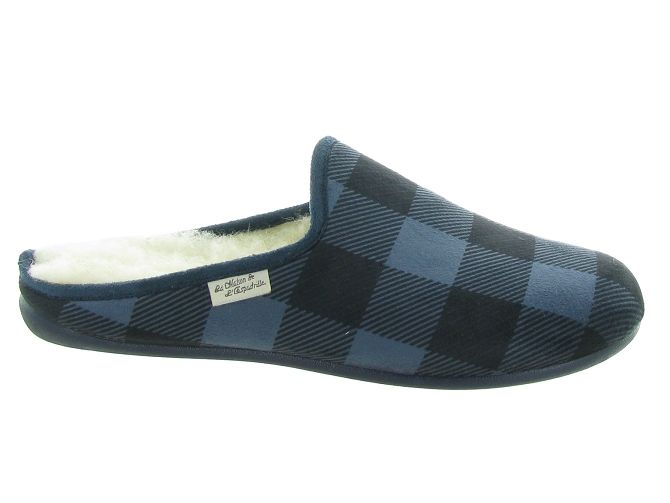chaussons et pantoufles - Mules Sabots - homme - Synthétique - Bleu Marine - La maison de l espadrille4880601_2