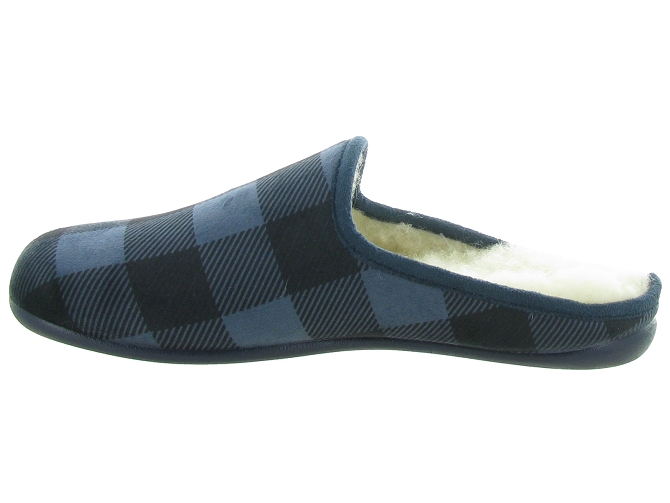 chaussons et pantoufles - Mules Sabots - homme - Synthétique - Bleu Marine - La maison de l espadrille4880601_4