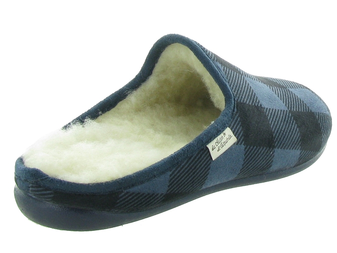chaussons et pantoufles - Mules Sabots - homme - Synthétique - Bleu Marine - La maison de l espadrille4880601_5